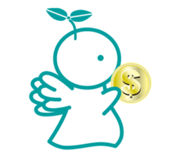 Angel is soul of language2 sticker #2039097