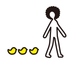 boring afroman ver.3 sticker #2039224