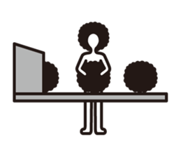 boring afroman ver.3 sticker #2039238