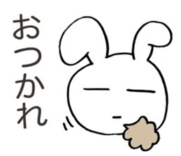 Melancholy Rabbit sticker #2039353