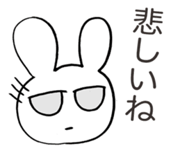 Melancholy Rabbit sticker #2039364