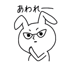 Cat senior and rabbit manager. sticker #2039479