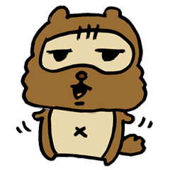 Kansai useless raccoon dog