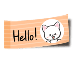 A tag cat(English) sticker #2040607