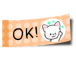 A tag cat(English) sticker #2040609