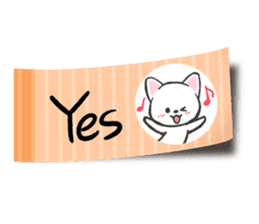 A tag cat(English) sticker #2040610