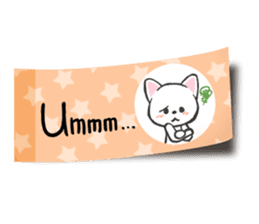 A tag cat(English) sticker #2040612