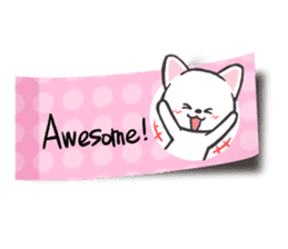 A tag cat(English) sticker #2040617