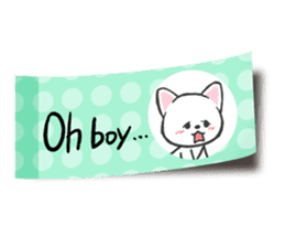 A tag cat(English) sticker #2040621