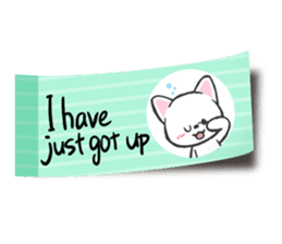 A tag cat(English) sticker #2040623