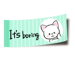 A tag cat(English) sticker #2040626