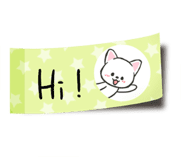 A tag cat(English) sticker #2040632
