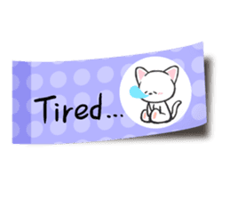 A tag cat(English) sticker #2040641