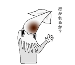 Squid sticker. sticker #2040769