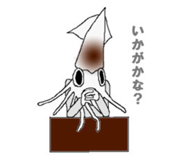 Squid sticker. sticker #2040779
