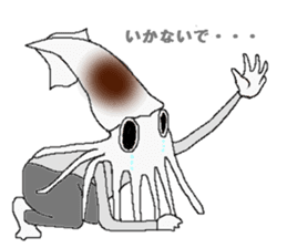 Squid sticker. sticker #2040801