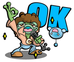 Three stickers from IZAH! village sticker #2041809