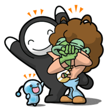 Three stickers from IZAH! village sticker #2041843