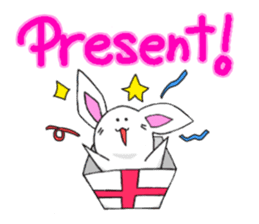 Bunny that use the Osaka dialect. sticker #2042065