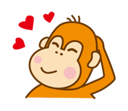 Orangutan"colon-chan" sticker #2042485