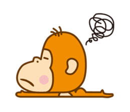 Orangutan"colon-chan" sticker #2042491