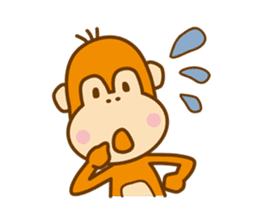 Orangutan"colon-chan" sticker #2042493