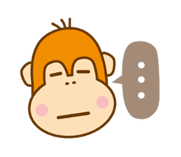 Orangutan"colon-chan" sticker #2042495