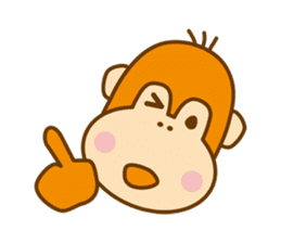 Orangutan"colon-chan" sticker #2042499
