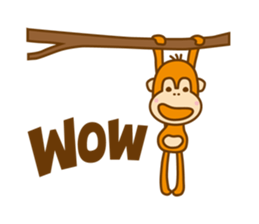 Orangutan"colon-chan" sticker #2042505