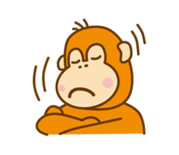 Orangutan"colon-chan" sticker #2042507