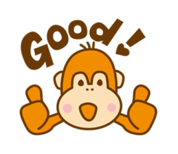 Orangutan"colon-chan" sticker #2042512