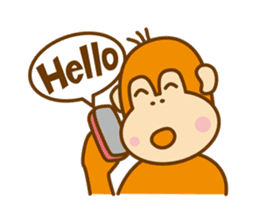 Orangutan"colon-chan" sticker #2042514