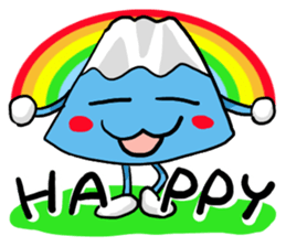 Mount Fuji in japan. sticker #2043344