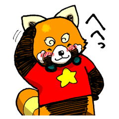 Lesser panda "Letsu". (JP ver)