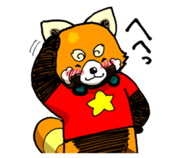 Lesser panda "Letsu". (JP ver) sticker #2043664