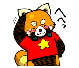 Lesser panda "Letsu". (JP ver) sticker #2043664