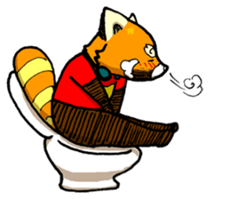 Lesser panda "Letsu". (JP ver) sticker #2043686