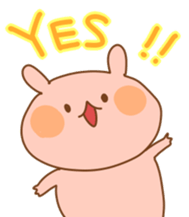 Fluffy rabbits sticker #2044013