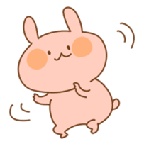 Fluffy rabbits sticker #2044020