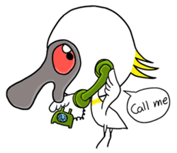 Black-faced Spoonbill sticker #2044376
