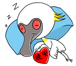 Black-faced Spoonbill sticker #2044384