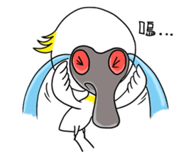 Black-faced Spoonbill sticker #2044400