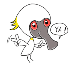 Black-faced Spoonbill sticker #2044411