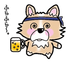 The long coat Chihuahua called coco. sticker #2044414