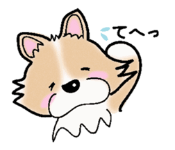 The long coat Chihuahua called coco. sticker #2044419