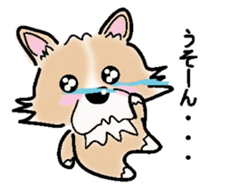 The long coat Chihuahua called coco. sticker #2044420