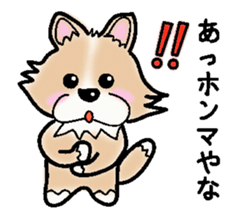 The long coat Chihuahua called coco. sticker #2044430