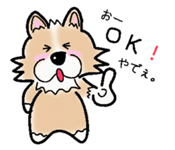 The long coat Chihuahua called coco. sticker #2044433