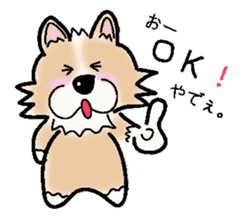 The long coat Chihuahua called coco. sticker #2044433