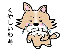 The long coat Chihuahua called coco. sticker #2044435